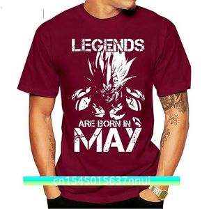 T-shirt pour hommes et femmes, les légendes naissent en mai Songoku, 220702