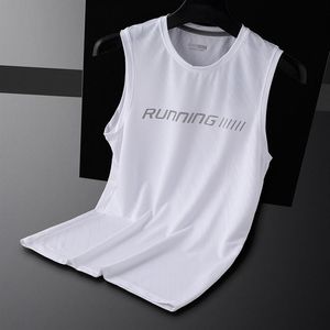 T-Shirt sans manches pour hommes, chemises de course, de gymnastique, d'entraînement, de Fitness, compression des Muscles, gilet de basket-ball, débardeur d'extérieur, 22360I