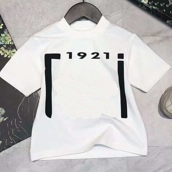 Camisetas para hombre, tela de algodón, diseño de letras, manga corta, camisetas informales holgadas, ropa de mujer, ropa de moda 1921 de talla grande
