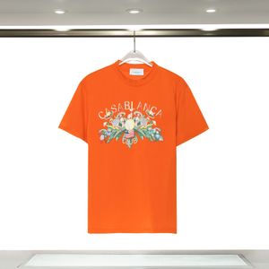 Hommes T-shirts Designer Casablanc T-shirt Fashion Men T-shirts décontractés Homme Vêtements Street T-shirts Tennis Club Casa Blanca Shorts Chéchs Chéchants Luxury Shirt S-2xl 45