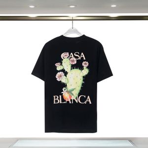 Hommes t-shirts Designer Casablanc T-shirt Fashion Men T-shirts décontractés Homme Vêtements Street T-shirts Club de tennis Casa Blanca Shorts Chéchs Luxury Shirt S-2xl 17