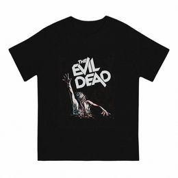 Mannen T-shirts Evil Dead Grappige Cott Tees Korte Mouw Scary Horror T-shirts Ronde Kraag Kleding Grafische 98wd #