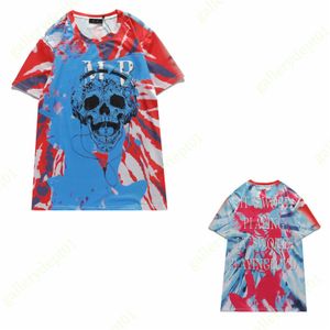 Heren T-shirt Designer T-shirt Kleur Splash Graffiti Alfabet Slogan Kleding Kraan Auspelen wolken Grafische T-stukken Oversized T-shirt Verf Tassel Splash Inkt Shirts C2