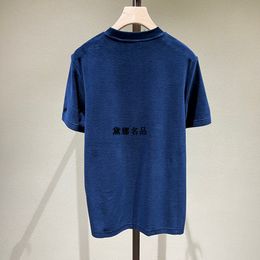 Camisetas para hombre Primavera y verano loro piano Seda Algodón Terciopelo Cuello redondo Camiseta de manga corta