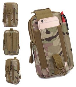 Hommes tactique Molle poche ceinture taille Pack sac petite poche militaire taille Pack course poche voyage Camping sacs doux back8555187