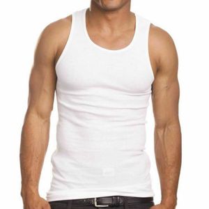 Heren tanktops Hemd Muscle Sleeveless Sportswear Gym Workout Stringer Fitness T-shirt Beater Bodybuilding
