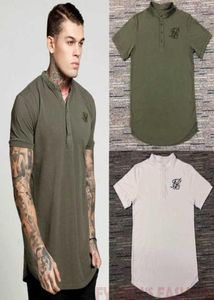 Men T -shirts zwart witte groene curve zoom borst logo stretch nieuwste ontwerper gewoon shirts voor jongens katoen siksilk t shirt2985826