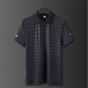 Hommes t-shirts Polo coupe ajustée à manches courtes séchage rapide hommes Simple Streetwear hommes Polos femmes imprimé haut décontracté taille asiatique S-3XL