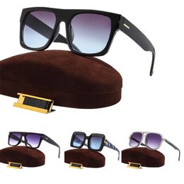 Gafas de sol de diseñador Hombres TF Gafas de sol Lunette Mujeres Drive Toms Marco de lujo para hombre Negro Polarizedfords Sombras al aire libre p8MB #