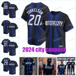 Miguel Cabrera 2024 City Connect Tigers Jersey Riley Greene Spencer Torkelson Tarik Skubal Matt Vierling Javier Baez Jake Rogers Carson Kelly Zach McKinstry