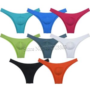 Heren Dunne Ijs Zijde Mini Korte Ondergoed Comfortabele Bikini Slips Super Stretch Micro Boxer Bikini's