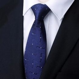 Les hommes noucts 8cm Slim étroite à fermeture éclair paresseux à la glissière facile à tirer les cravates cravates cravate d'affaires