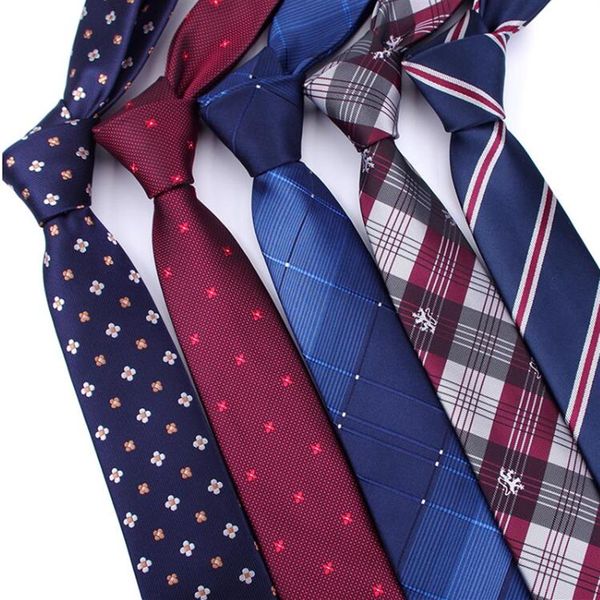 Hommes cravates cravate hommes vestidos affaires mariage cravate mâle robe legame cadeau gravata angleterre rayures 6 cm 248j