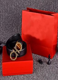 Cintura da uomo casual in pelle di alta qualità con strato superiore Design vintage Fibbia in argento dorato Cinture in vera pelle per uomo con scatola5226601