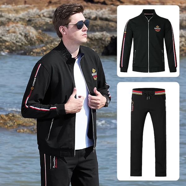 Hommes Survêtement Top Qualité Sport Wear Ensembles Jogging Costume 2 pièces Loos Keep Basball Mode Casual Style Saut Runing Big 231220