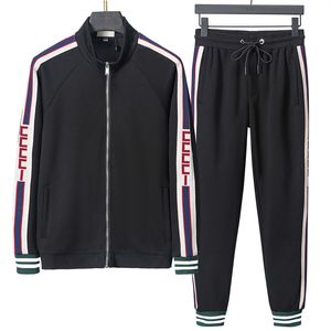 Mannen Trainingspakken 22ss Letters Palmen Engelen en Vrouwen Katoenen Jas Met Lange Mouwen Sport Set Heren Dames Casual Suits