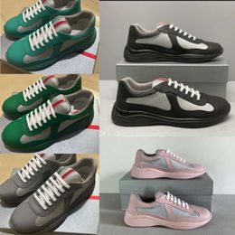 designer schoenen americas cup sneakers platte schoenen zachte rubberen sneakers zwarte mesh veterschoenen casual schoenen outdoor runner trainers sportschoenen met doos eu35-47 447