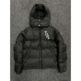 Hombres trapstar chaqueta abrigo chaquetas para hombre abajo diseñador jacke invierno Trapstar Negro Nueva etiqueta de tigre Abrigo de algodón Marca de moda de invierno Estilo de calle Parejas cálidas