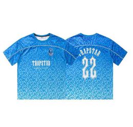 Hommes Trapstar t-shirt Maillot de Football Été Lâche Décontracté Rapide Sous-couche à Manches Courtes et T-Shirt Wonmen Nouvelle conception de flux de marée 559ess