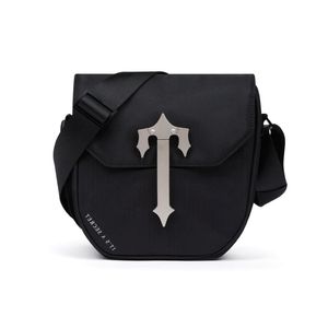 Hommes trapstars cobra t sac noir argent extérieur extérieur sac à main sac de sac à dos sac fourre-tout portefet