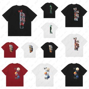 T-shirt d'été pour hommes T-shirts anti-sociaux pour High Street Graphic Tee Club Europe États-Unis Tide Brand Pattern Print Mens Designer Shirt