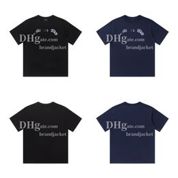 Mannen Zomer Tees Individuele Letter Designer Tops Merk Street Tees Grafisch Bedrukt T-shirt Voor Vrouwen