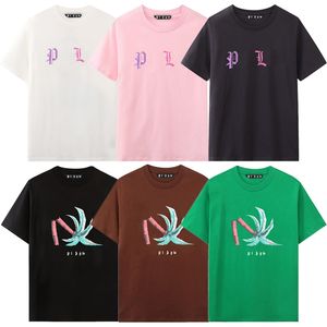 Mannen t-shirt dames T-shirts korte designer Palms t-shirt zomer modemerk Hoek vrije tijd losse tee katoen print luxe tops kleding Maat XS-XL-12