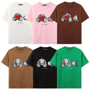 Hombres camiseta mujer camisetas diseñador corto Palms camiseta marca de moda de verano Ángulo ocio camiseta suelta estampado de algodón tops de lujo ropa Tamaño XS-XL - 22