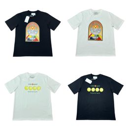 Hombres camiseta de diseño ropa negro blanco gráfico camiseta hombre camisa verano Moda Impresión casual Alta calidad Manga corta gente libre ropa de gran tamaño Cuello redondo TEES