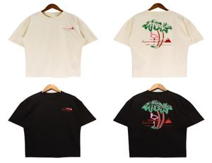 hommes Tshirts Designer Clothes T-shirt Banner Bear Print Alphabet Graffiti Graphic Tshirt Drop-épaule SHIPS SHIRTS OUSUS1737587
