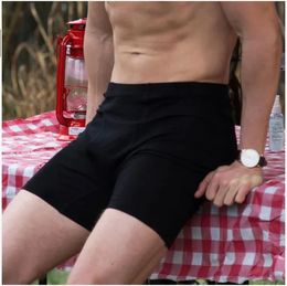 Hommes sous-vêtements hommes Boxer slip caleçon 100% laine mérinos 9 pouces Performance hommes sous-vêtements mèche respirant doux USA taille S-2XL 240108