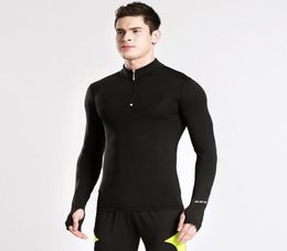 Hommes velours Compression chemises réfléchissantes Gym course vestes séchage rapide sport football basket-ball maillots vestes pour Men4940853