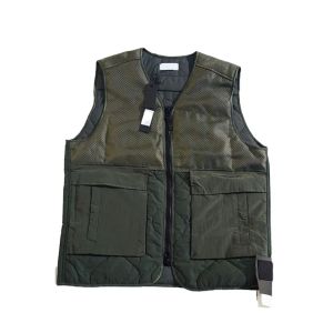 Heren Vest ontwerper Topstoney Bovenkleding Jassen Zomer Outdoor Vrije tijd Multi Pocket Veelzijdig Dun Sweetheart V-hals Vesten Mode Jas Unisex Vesten PJ028