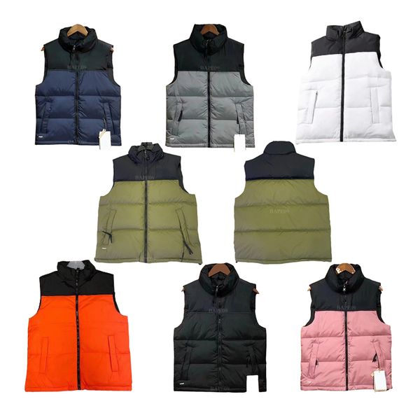 Hommes Gilet Vers Le Bas Coton Gilet Designs Hommes Femmes Sans Manches Nord Veste Puffer Automne Hiver Casual Manteaux Couples Gilets Garder Au Chaud Manteau