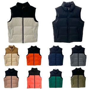 Mannen neervallen in de vest van de winterontwerpen Heren dames geen mouwloze noordjack puffer puffer herfst winter casual jassen paren vesten bewaren warme jas jasstop