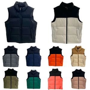 Mannen neervallen in de vest van de winterontwerpen Mens dames geen mouwloze noordelijke jas puffer herfst winter casual jassen paren vesten bewaren een warme jas m a c