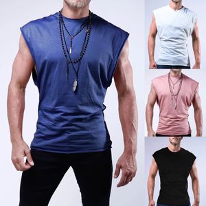 Veste de gilet pour hommes T-shirt pour hommes Sweat-shirt d'exercice décontracté sans manches