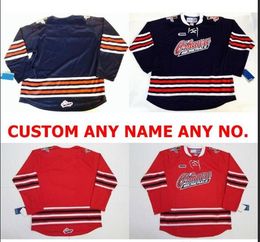 Mannen Vintage # 2016-2017 Nieuw Aanpassen OHL Oshawa Generals Hockey Jersey custom elk naamnummer