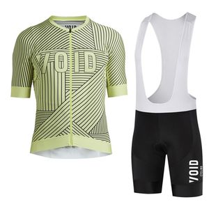 Mannen Void Pro Team Cycling Jersey Bib Shorts Set MTB Fiets Kleding Zomer Korte Mouw Bike Outfits Maillot Ciclismo Hombre Outdoor Sports Uniform Y22012505