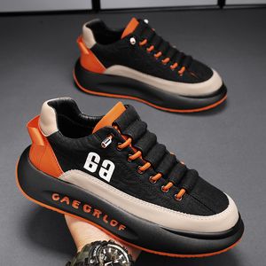 Mannen Gevulkaniseerde Sneakers Schoenen Tennis Sport PU Slip-On Mix Kleur Winter Bont Skateboarden Wandelschoenen Casual Schoen Voor Mannelijke