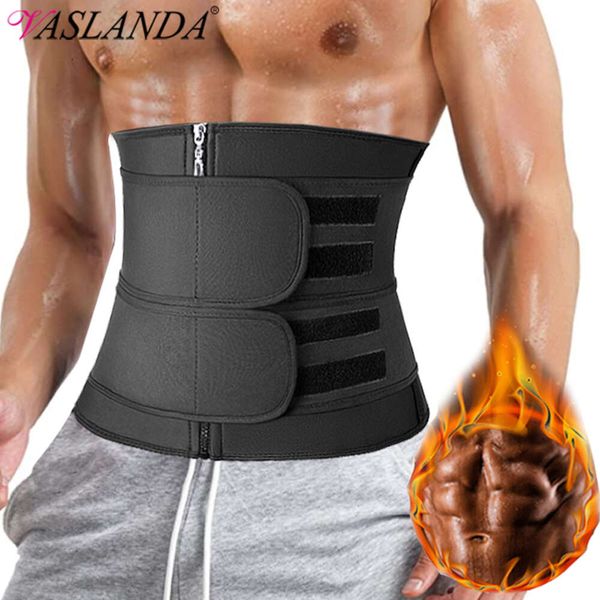 Ceinture d'entraînement pour hommes, réducteur d'abdomen, contrôle du ventre, vêtements de maintien lombaire, ceinture de soutien lombaire, Sauna, Corset modelant le corps