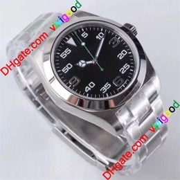 Herenhorloge AIRKING-serie 40MM saffierspiegel MASTER 116900 automatisch mechanisch uurwerk van hoge kwaliteit 316L roestvrij staal watchb229q