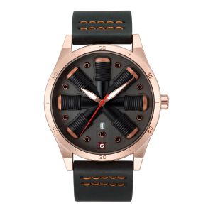 Reloj para hombre con motor de avión grabado, esfera grande, relojes de pulsera para hombre, Reloj de pulsera deportivo para piloto Flieger, Reloj de aviador para hombre