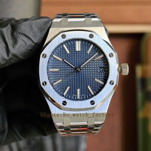 Reloj automático para hombre 4302, reloj mecánico 15510, correa de acero de 41MM, resistente al agua, zafiro noctilucente GW, caja Original