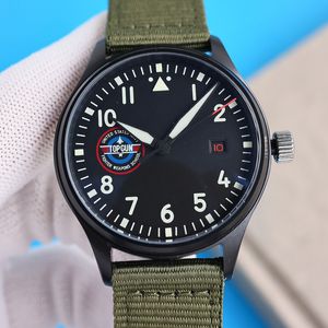 Mannen kijken automatische mechanische beweging horloges 41 mm modestof zakelijke polshorloge montre de luxe