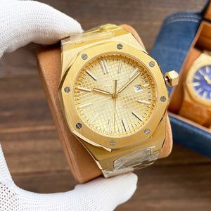 Mannen kijken automatisch mechanisch horloge 41 mm gladde en matchial dial folding buckle zwom sport horloge volledig automatische mechanische timingbeweging