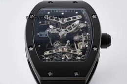 Men Bekijk ontwerper Man SuperClone Watch RM27 RM027 Superclone Mechanics Active uitgerust tourbillon met automatische