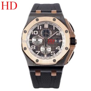 Mouvement Montres Rolaxs Hommes Montre Usine Top Qualité Automatique Mécanique 44Mm 904L Acier Cal.3126 MONTRES Noob Clone Chinois AP