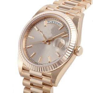 Relógio masculino de luxo BP Factory 3235 movimento automático 40MM 228235 18k ouro rosa prata cinza RAYS Motif Dial