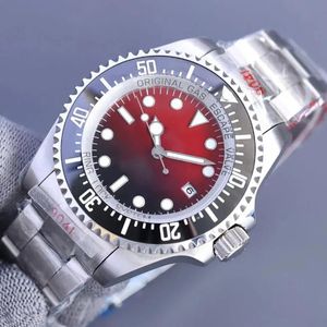 Herenhorloge Luxe D Blauw SEA-DWELLER Keramische ring 44 mm roestvrij staal Glide Lock Solid Automatic Black Diver Heren Designer Master Watches diepe horloges Rol4